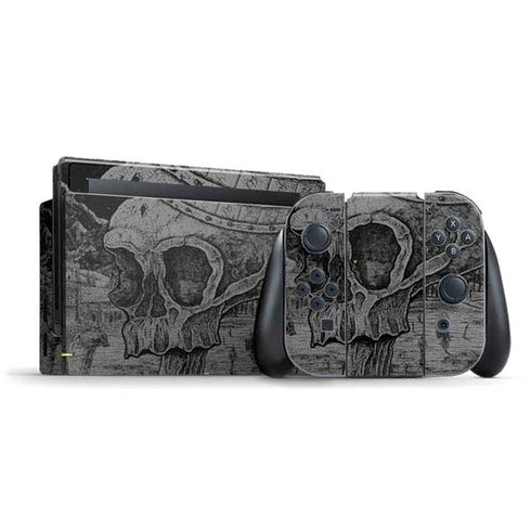 Alchemy Carta Skull Sketch Nintendo Skins