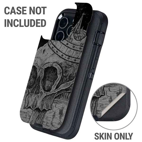 Alchemy Carta Skull Sketch Otterbox Defender iPhone Skin