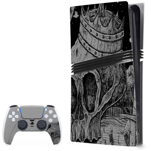 Alchemy Carta Skull Sketch PlayStation PS5 Skins