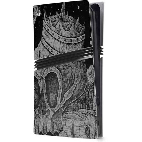 Alchemy Carta Skull Sketch PS5 Pro Console Skin