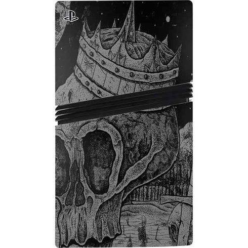 Alchemy Carta Skull Sketch PS5 Pro Console Skin