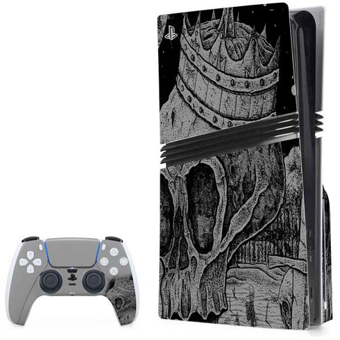 Alchemy Carta Skull Sketch PS5 Pro Disk Bundle Skin