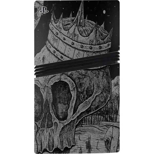 Alchemy Carta Skull Sketch PS5 Pro Disk Console Skin