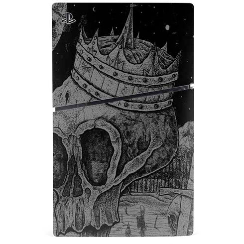 Alchemy Carta Skull Sketch PS5 Slim Digital Edition Console Skin