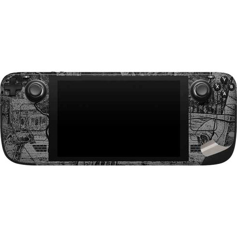 Alchemy Carta Skull Sketch Steam Deck Handheld Gaming Computer Skin