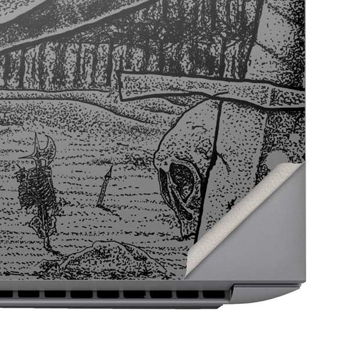 Alchemy Carta Skull Sketch HP ZBook Fury 16 G10 Skin