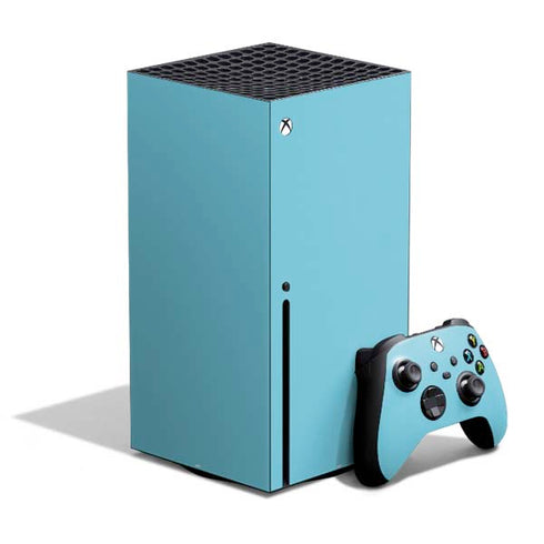 Sky High Blue Solid Xbox Series X Bundle Skin