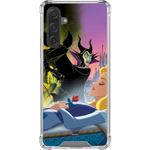 Disney Villains Sleeping Beauty and Maleficent Art Galaxy A17 Clear Case