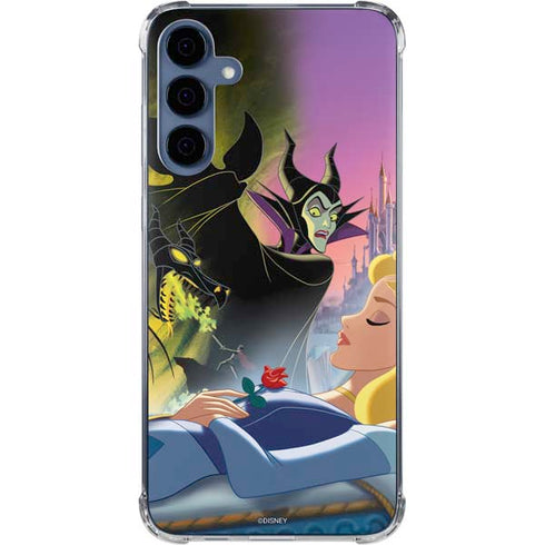 Disney Villains Sleeping Beauty and Maleficent Art Galaxy A55 5G Clear Case