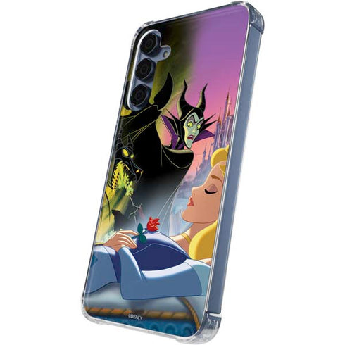 Disney Villains Sleeping Beauty and Maleficent Art Galaxy A55 5G Clear Case