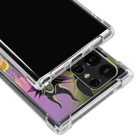 Disney Villains Sleeping Beauty and Maleficent Art Galaxy S23 Ultra Clear Case