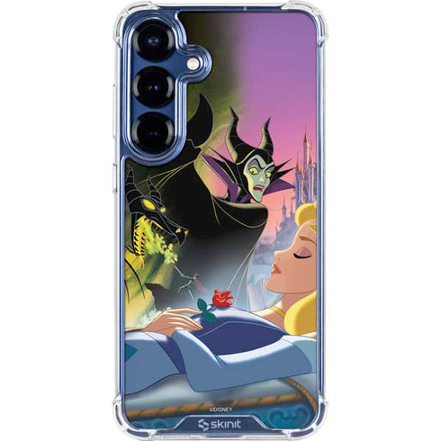 Disney Villains Sleeping Beauty and Maleficent Art Galaxy S25 FE Clear Case