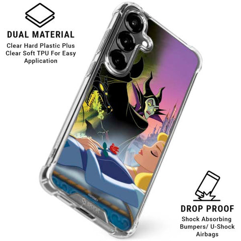 Disney Villains Sleeping Beauty and Maleficent Art Galaxy S26 Plus Clear Case