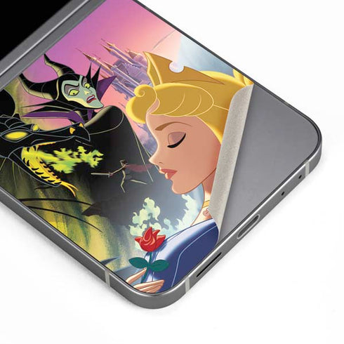 Disney Villains Sleeping Beauty and Maleficent Art Galaxy Z Flip6 Skin