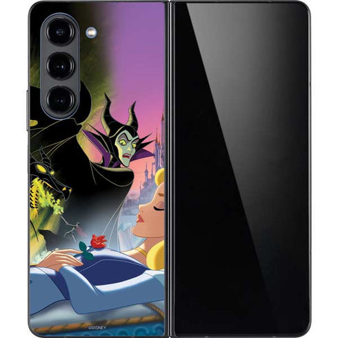 Disney Villains Sleeping Beauty and Maleficent Art Galaxy Z Fold5 5G Skin