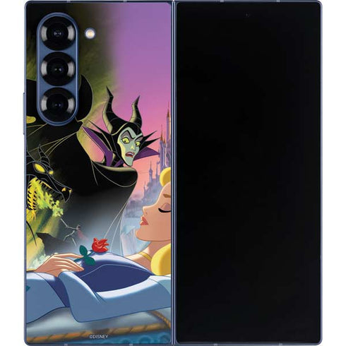 Disney Villains Sleeping Beauty and Maleficent Art Galaxy Z Fold6 Skin