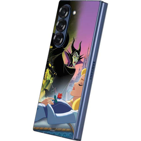Disney Villains Sleeping Beauty and Maleficent Art Galaxy Z Fold6 Skin