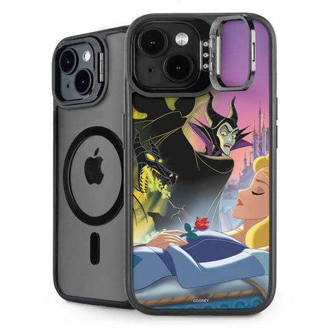 Disney Villains Sleeping Beauty and Maleficent Art iPhone 14 Kickstand Case