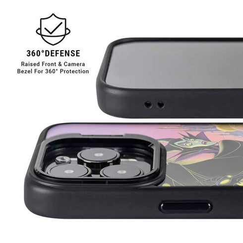 Disney Villains Sleeping Beauty and Maleficent Art iPhone 15 Pro Max Kickstand Case