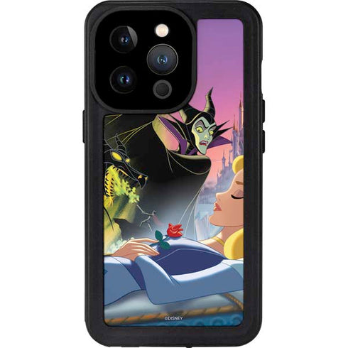 Disney Villains Sleeping Beauty and Maleficent Art iPhone 15 Pro Waterproof Case
