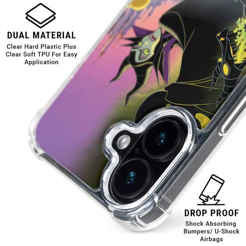 Disney Villains Sleeping Beauty and Maleficent Art iPhone 16 MagSafe Case
