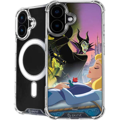 Disney Villains Sleeping Beauty and Maleficent Art iPhone 16 Plus MagSafe Case