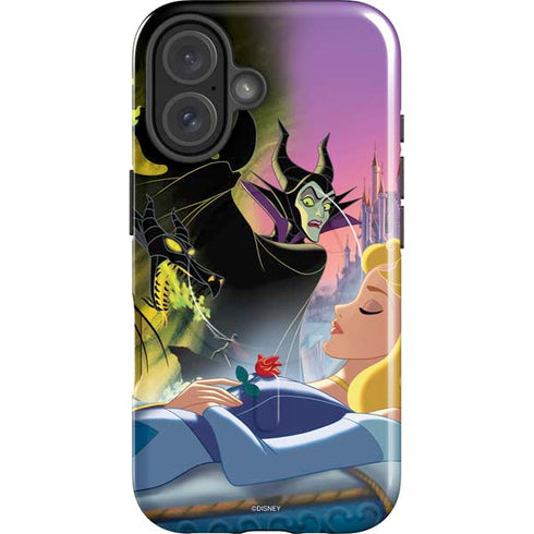 Disney Villains Sleeping Beauty and Maleficent Art iPhone 16 Plus Magsafe Impact Case