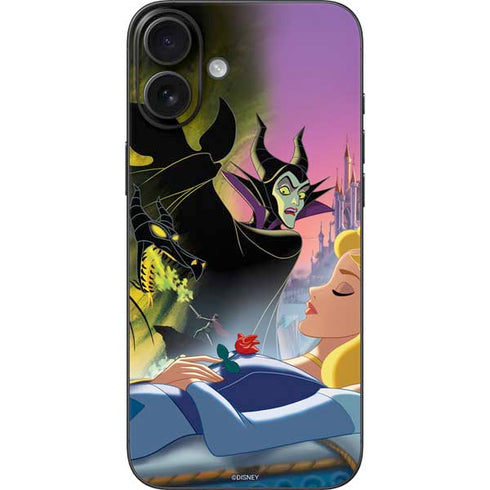 Disney Villains Sleeping Beauty and Maleficent Art iPhone 16 Plus Skin