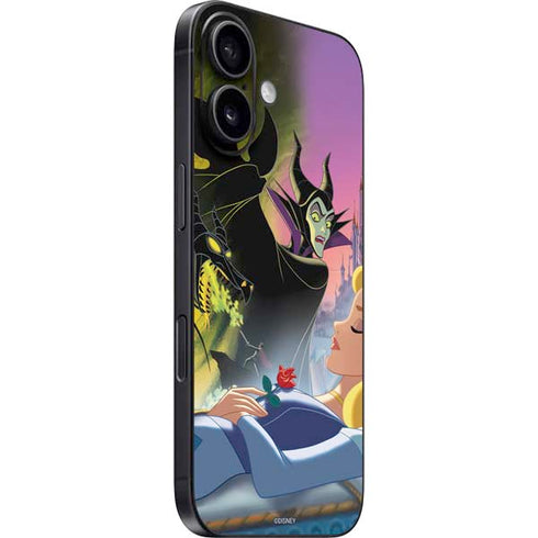 Disney Villains Sleeping Beauty and Maleficent Art iPhone 16 Plus Skin