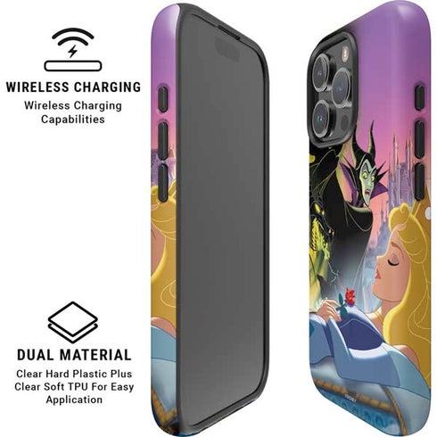 Disney Villains Sleeping Beauty and Maleficent Art iPhone 16 Pro Magsafe Impact Case