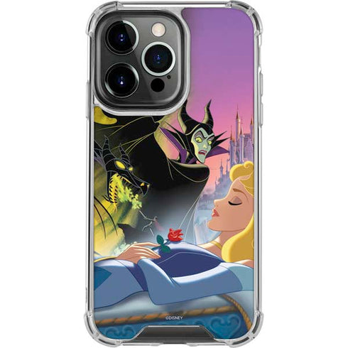 Disney Villains Sleeping Beauty and Maleficent Art iPhone 16 Pro Max Clear Case