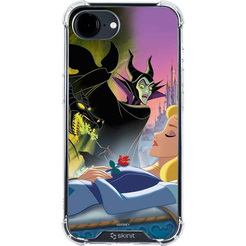 Disney Villains Sleeping Beauty and Maleficent Art iPhone 16e Clear Case