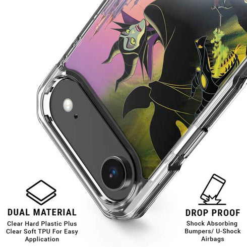 Disney Villains Sleeping Beauty and Maleficent Art iPhone 17 Air Clear Case