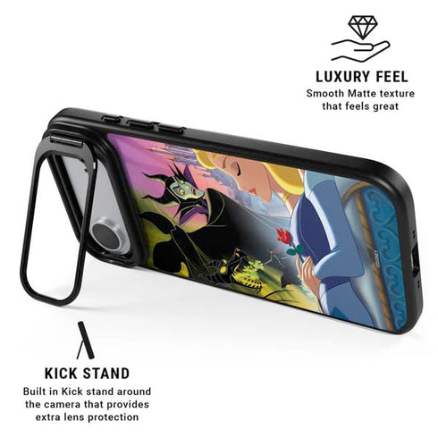 Disney Villains Sleeping Beauty and Maleficent Art iPhone 17 Air Kickstand Case