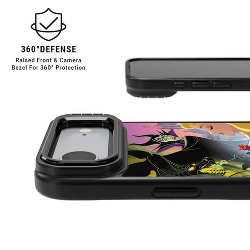 Disney Villains Sleeping Beauty and Maleficent Art iPhone 17 Air Kickstand Case