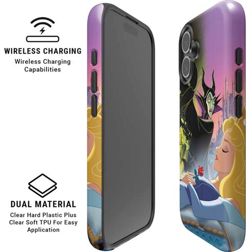 Disney Villains Sleeping Beauty and Maleficent Art iPhone 17 Magsafe Impact Case