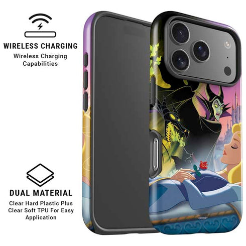 Disney Villains Sleeping Beauty and Maleficent Art iPhone 17 Pro Magsafe Impact Case