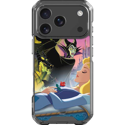 Disney Villains Sleeping Beauty and Maleficent Art iPhone 18 Pro Clear Case