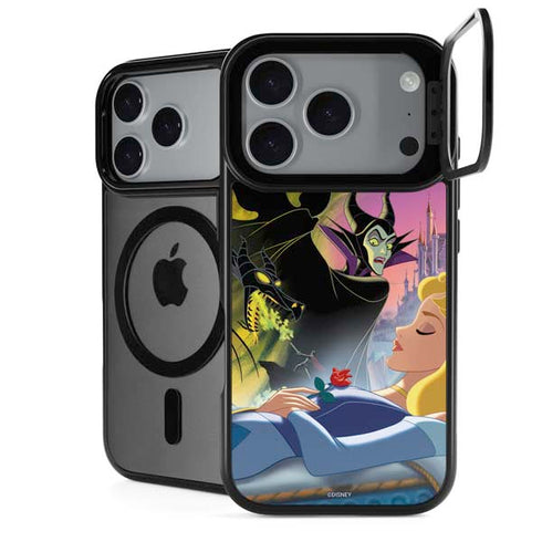 Disney Villains Sleeping Beauty and Maleficent Art iPhone 18 Pro Kickstand Case