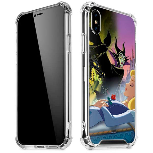 Disney Villains Sleeping Beauty and Maleficent Art iPhone X/XS Clear Case