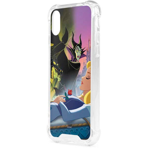 Disney Villains Sleeping Beauty and Maleficent Art iPhone XS Clear Case
