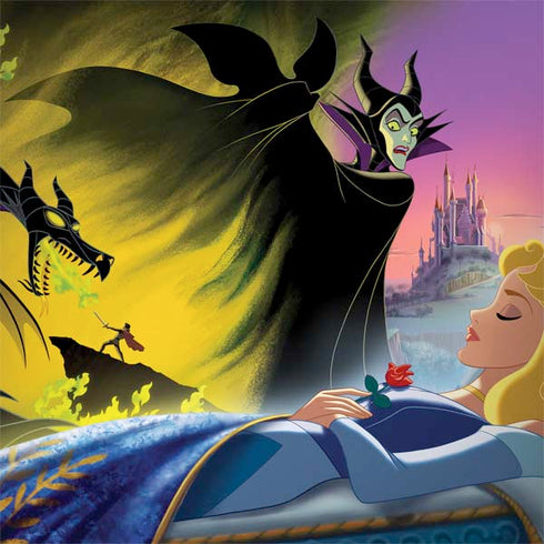 Disney Villains Sleeping Beauty and Maleficent Art MacBook Skins