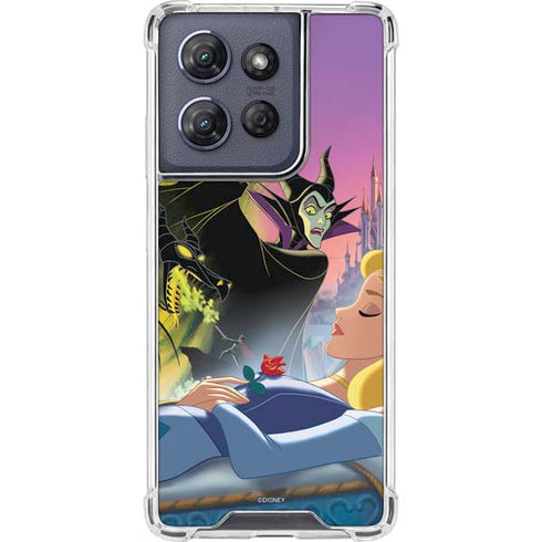 Disney Villains Sleeping Beauty and Maleficent Art Moto G 5G (2025) Clear Case