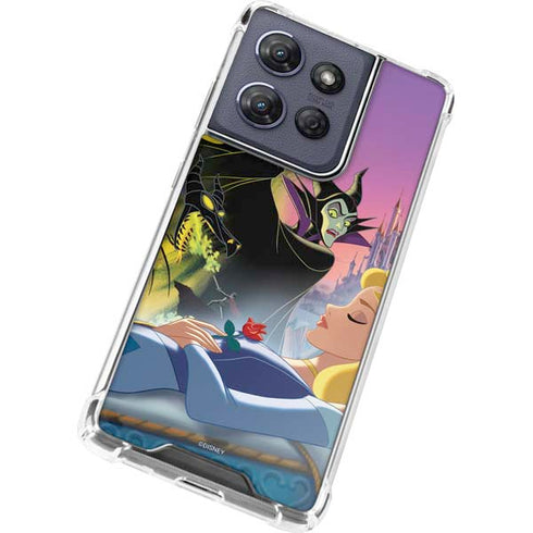 Disney Villains Sleeping Beauty and Maleficent Art Moto G Power 5G (2025) Clear Case