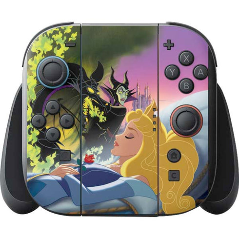 Disney Villains Sleeping Beauty and Maleficent Art Nintendo Switch 2 (2025) with Joy-Con Skin