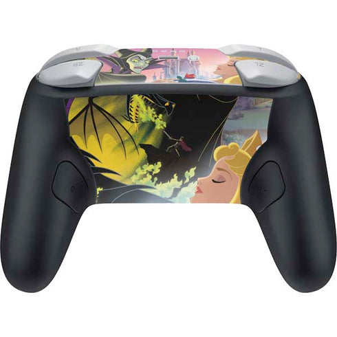 Disney Villains Sleeping Beauty and Maleficent Art Nintendo Switch 2 (2025) Pro Controller Skin