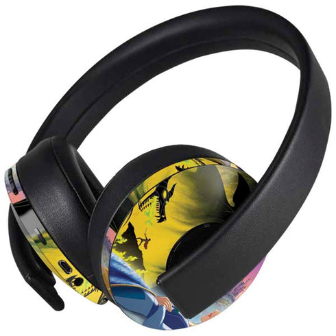 Disney Villains Sleeping Beauty and Maleficent Art PlayStation 4 Gold Wireless Headset Skin