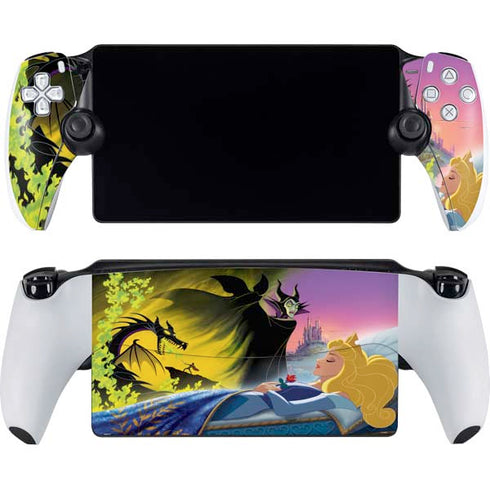 Disney Villains Sleeping Beauty and Maleficent Art PlayStation Portal Remote Player Skin