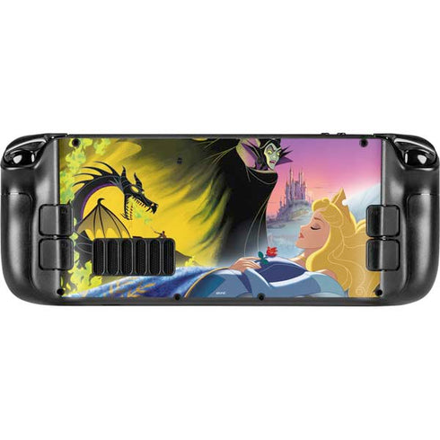 Disney Villains Sleeping Beauty and Maleficent Art Steam Deck Handheld Gaming Computer OLED Skin