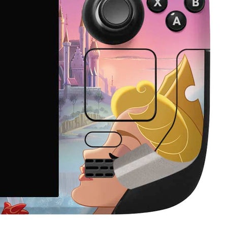 Disney Villains Sleeping Beauty and Maleficent Art Steam Deck Handheld Gaming Computer OLED Skin